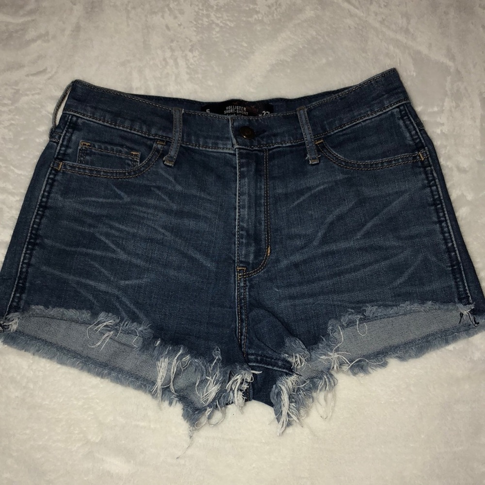 High waisted jean shorts!
